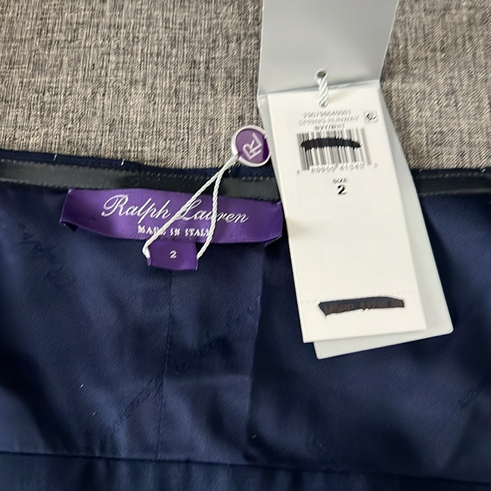 New Ralph Lauren Purple Label Navy/White Jumpsuit Size 2 - Picture 11 of 16